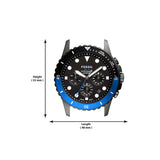 Fossil FB-01 Silver Chronograph