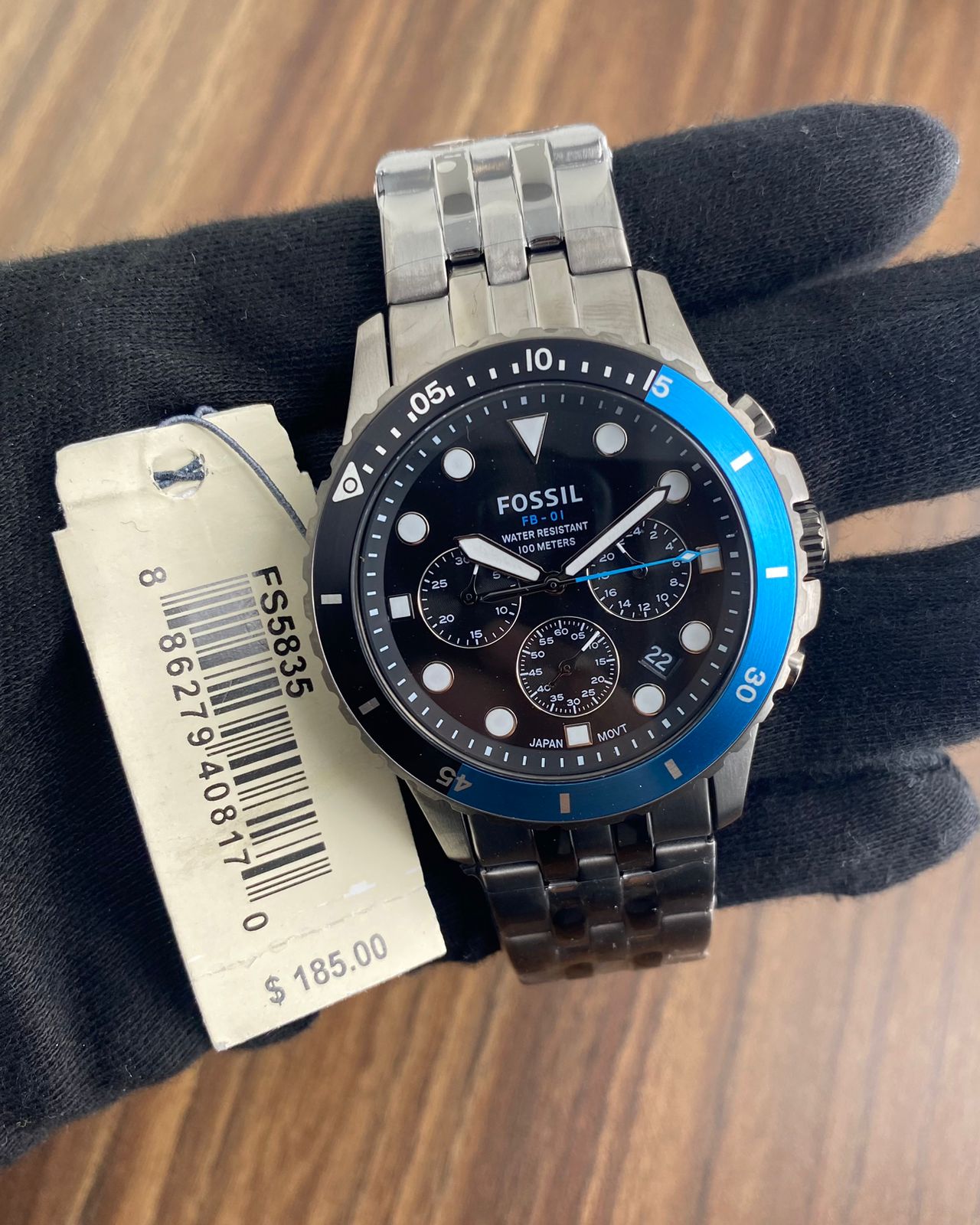 Fossil FB-01 Silver Chronograph