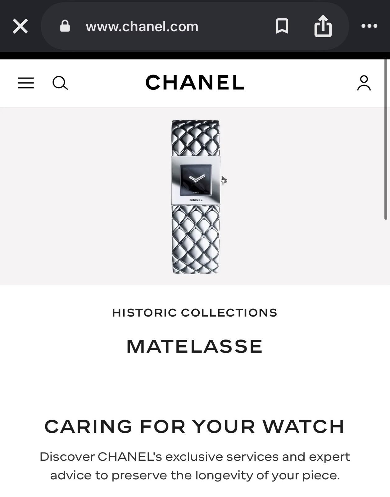 Chanel Miss Chanel Quartz