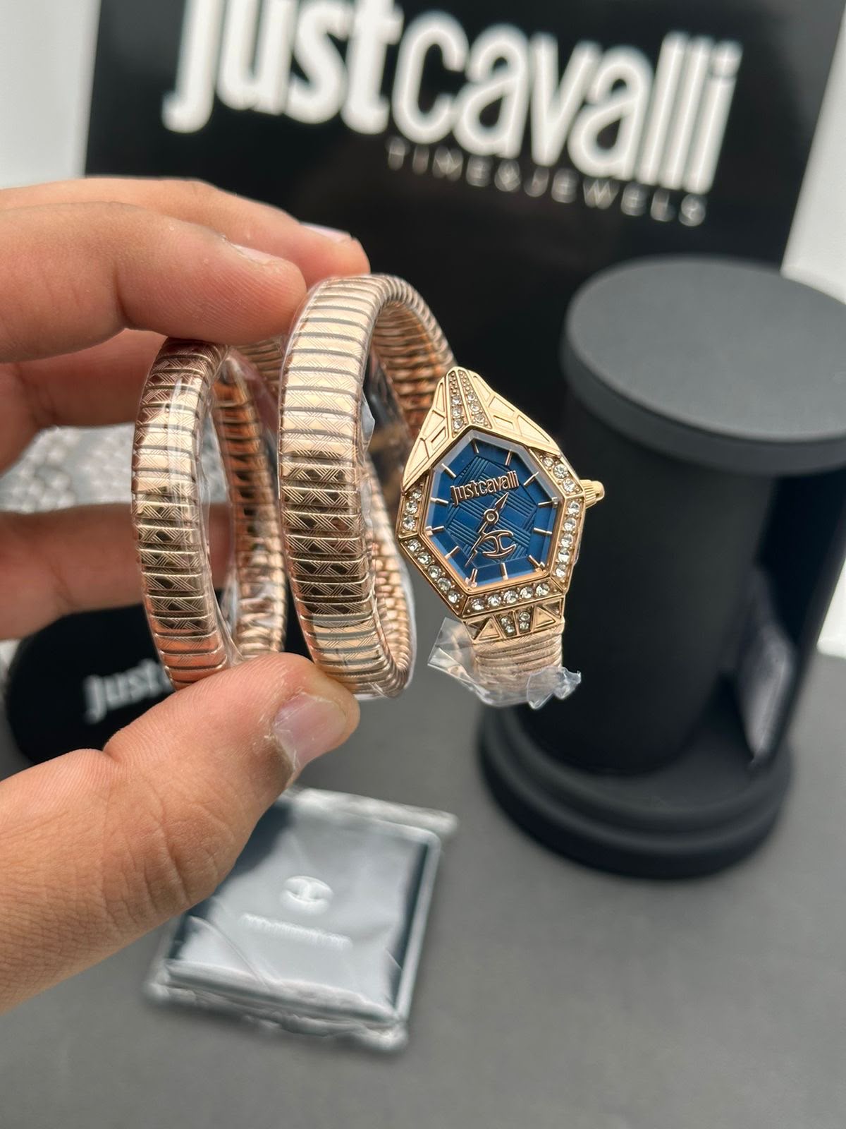 Just Cavalli Quartz Blue Dial