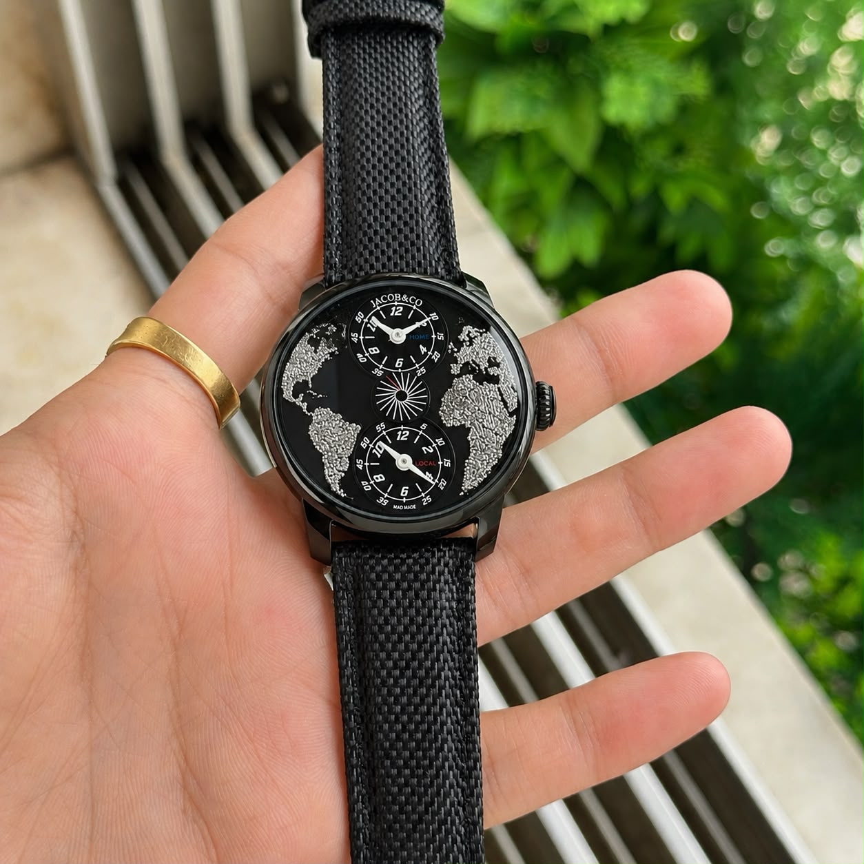 Jacob &amp; Co. Dual Time Zone Black