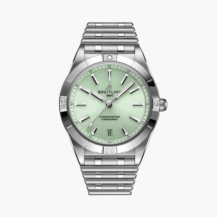 Breitling Chronomat Green Dial Quartz
