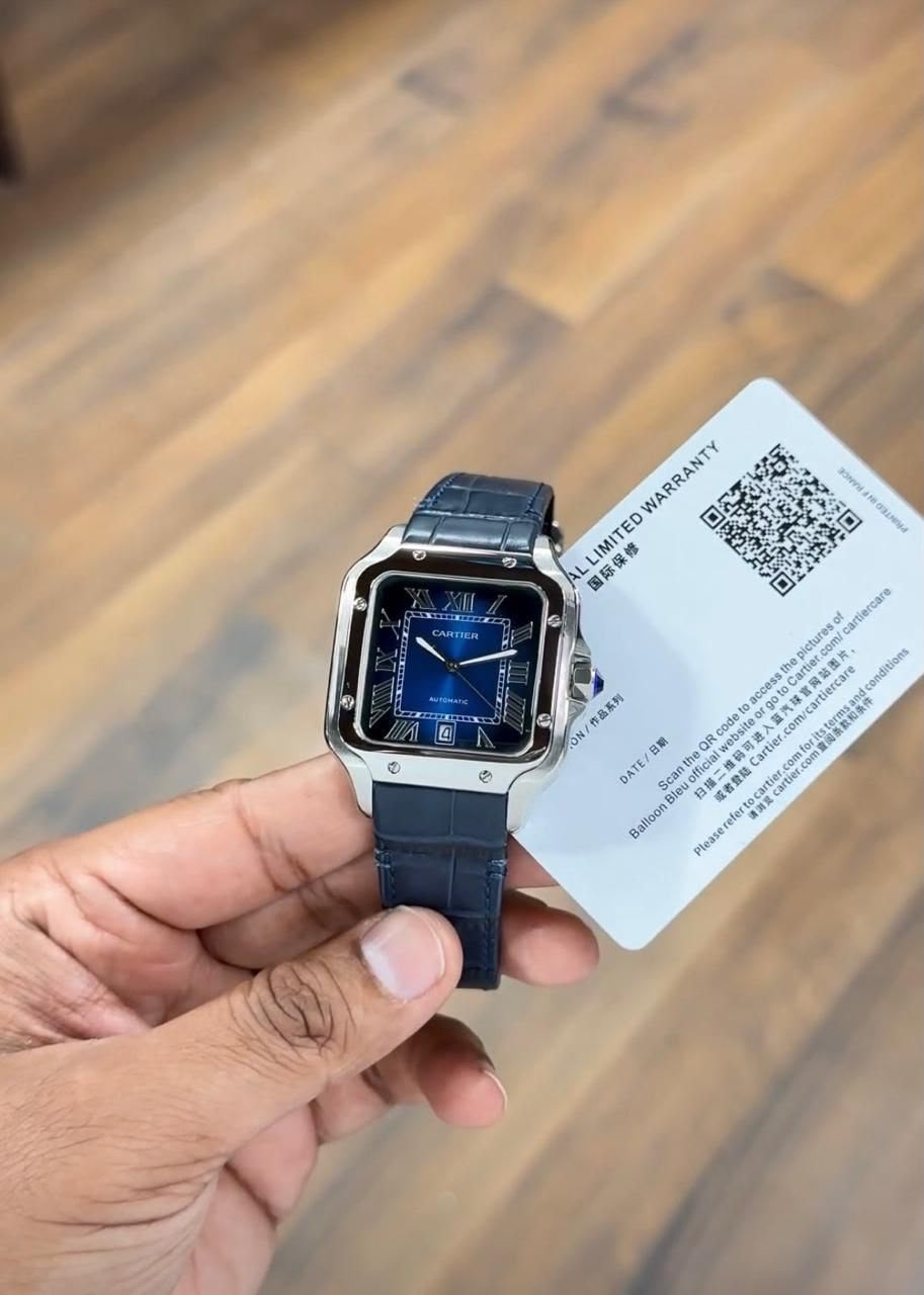 Cartier De Santos Blue Automatic