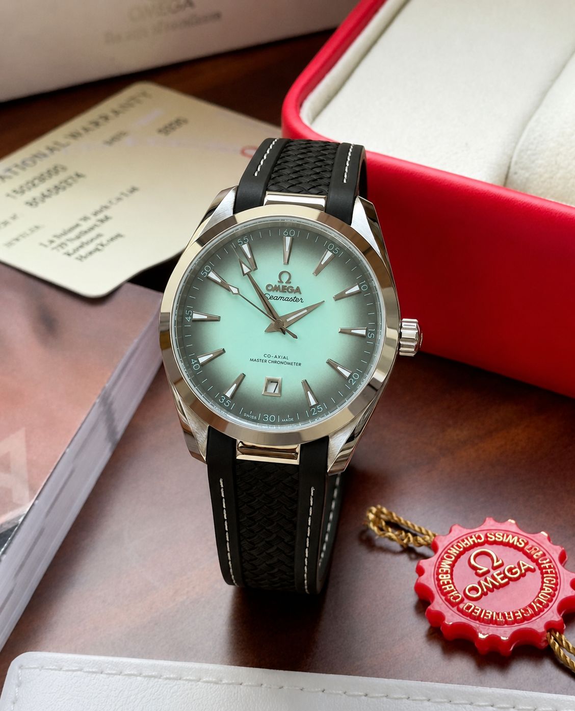 Omega Seamaster Aqua Terra Tiffany Blue Dial Automatic