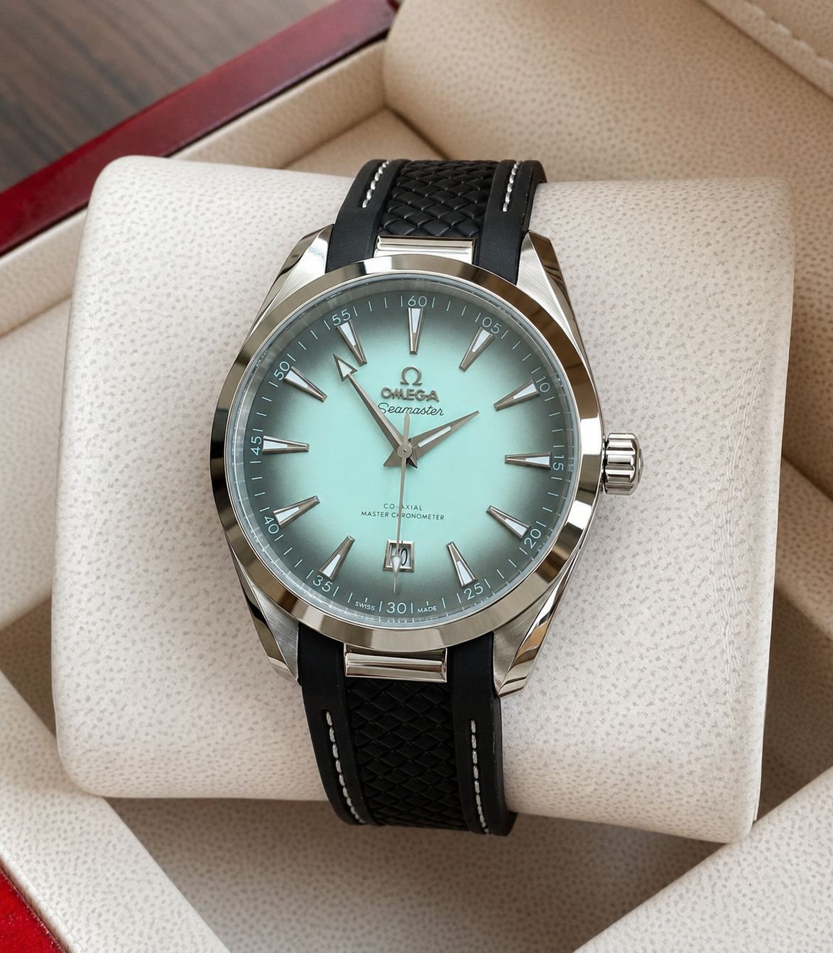 Omega Seamaster Aqua Terra Tiffany Blue Dial Automatic