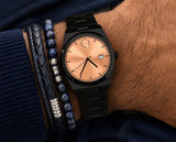 Movado Slim Edge Black Quartz