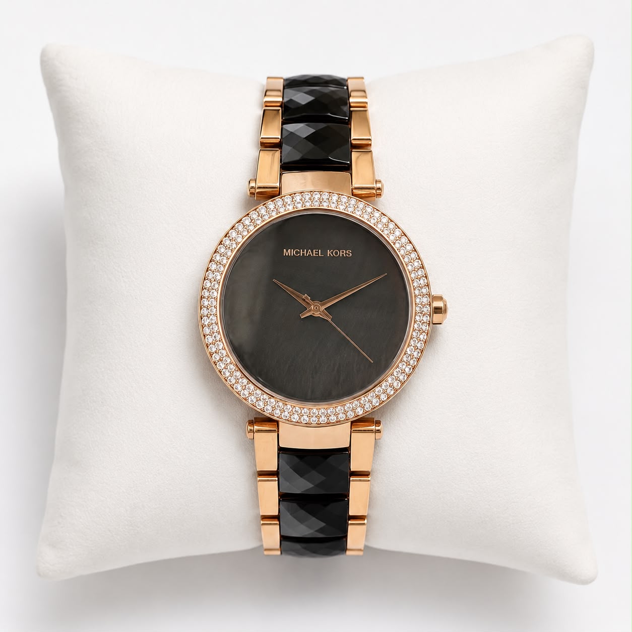 Michael Kors Black Marble-Effect Dial