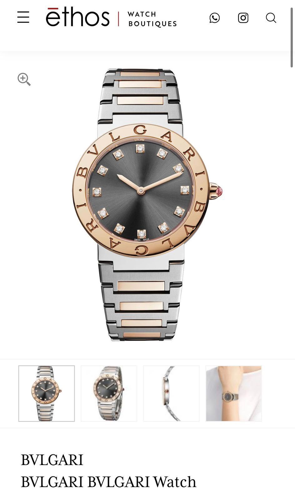 Bvlgari Mother of Pearl Quartz