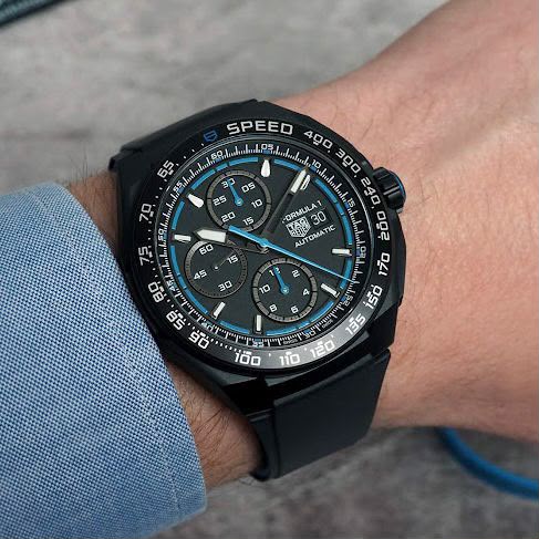 Tag Heuer Black Blue Dial