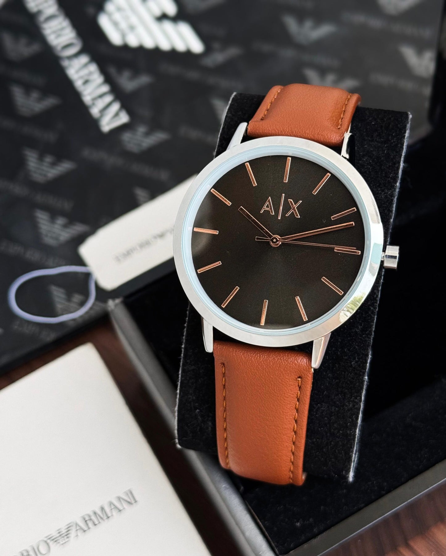 Armani Exchange Black Dail Quartz