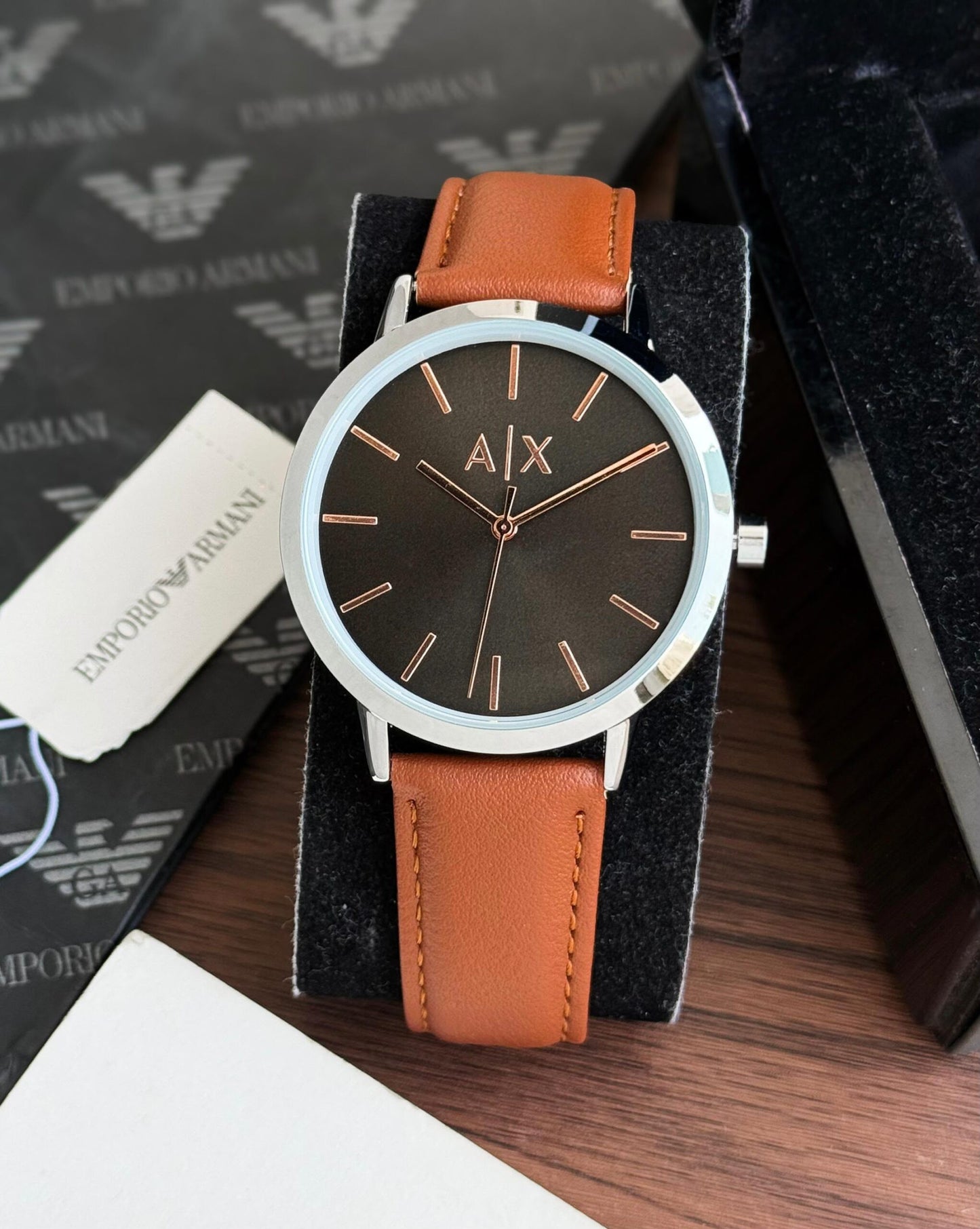 Armani Exchange Black Dail Quartz