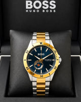 Boss Automatic Two Tone Open Heart