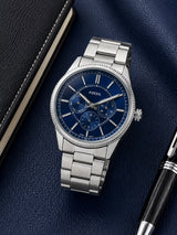 Fossil Blue Dial Quartz Chrono