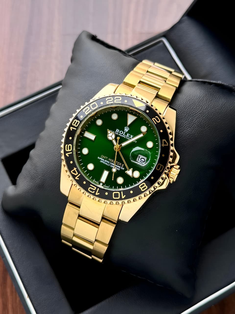 Rolex GMT Master II Green Dial