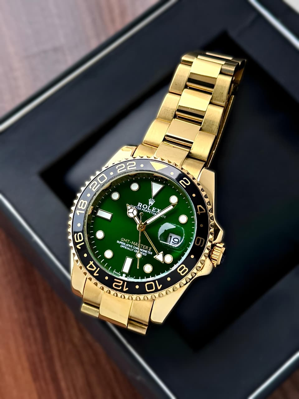 Rolex GMT Master II Green Dial