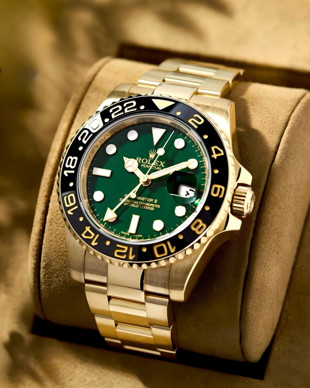 Rolex GMT Master II Green Dial