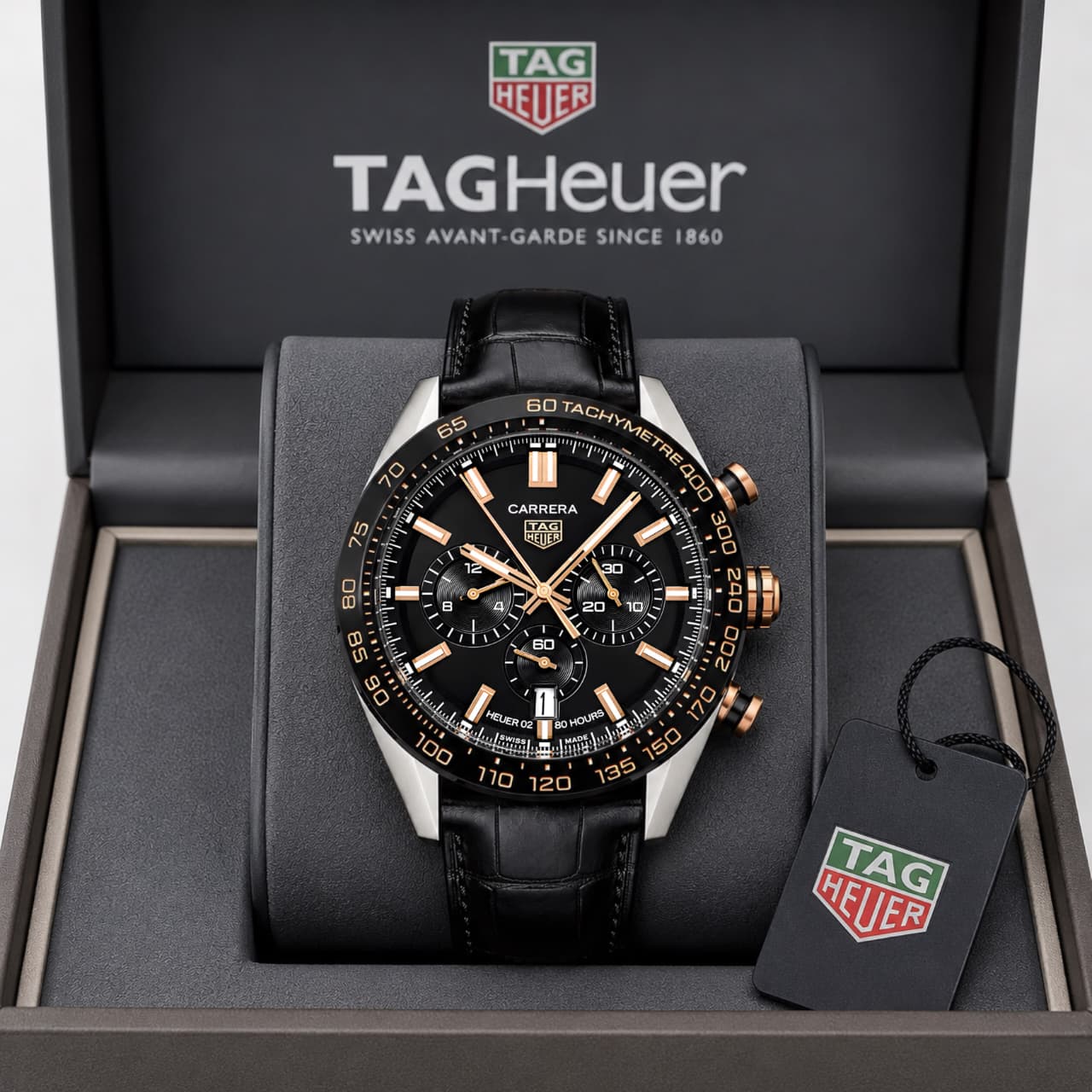 Tag Heuer Black Carrera Chronograph