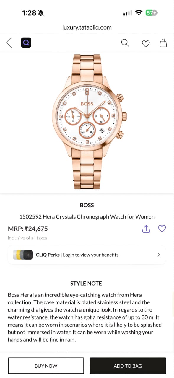 Hugo Boss Hera Series Chronograph