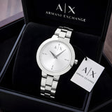 Armani Exchange White Sunray Dial