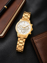 Boss Gold-Tone Quartz