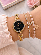 Coach Park Carnation Black Dial