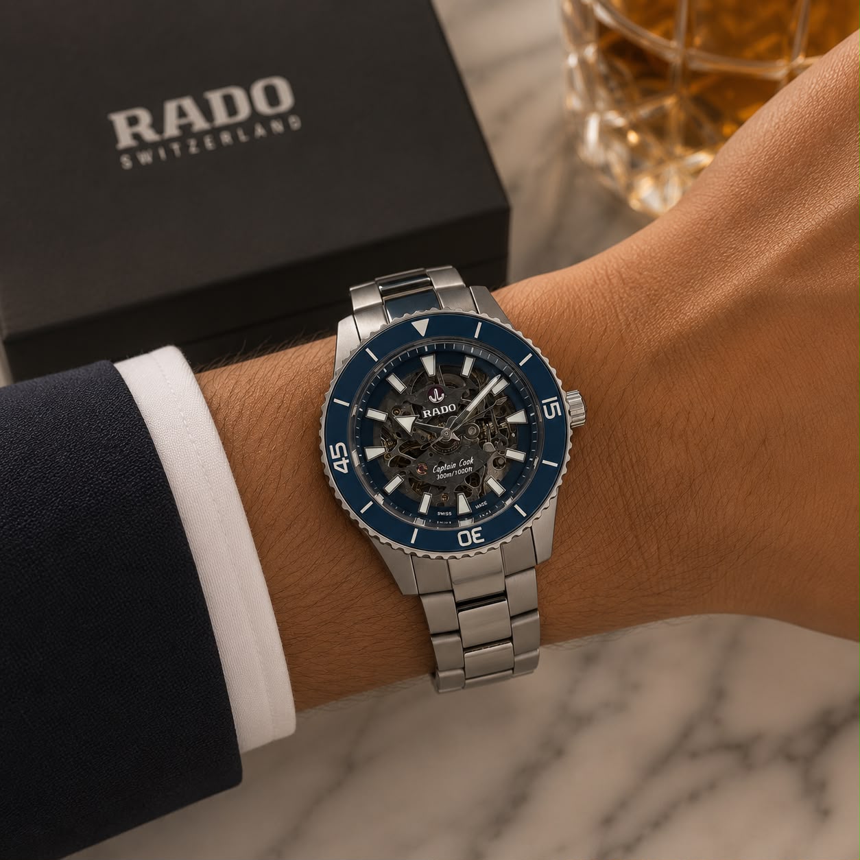 Rado Captain Cook High-Tech Ceramic Skeleton Automatic