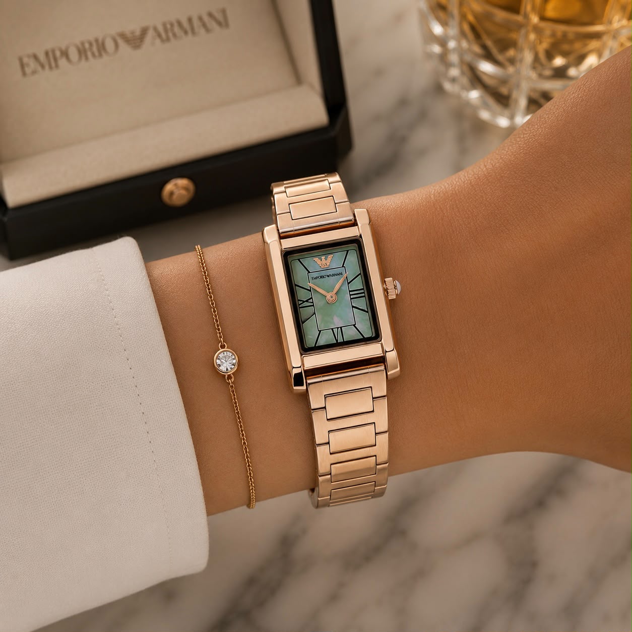 Emporio Armani Rectangular Dial
