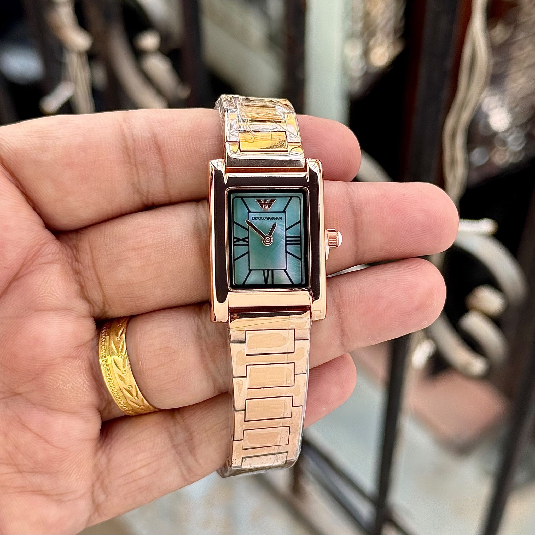 Emporio Armani Rectangular Dial