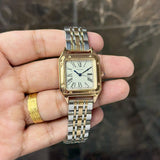 Cartier Santos Two Tone White Dial