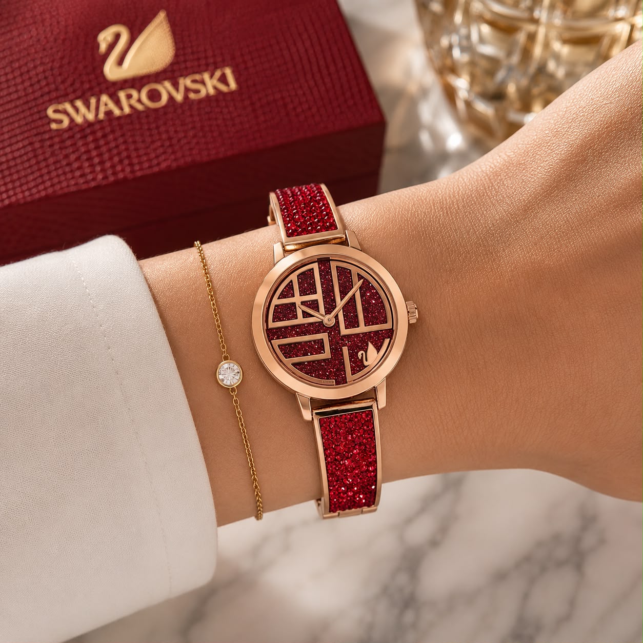 Swarovski Cosmic Rock Red Edition