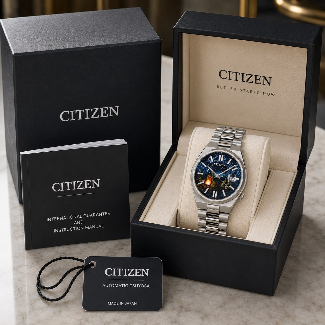 Citizen Tsuyosa Campfire Art Dial