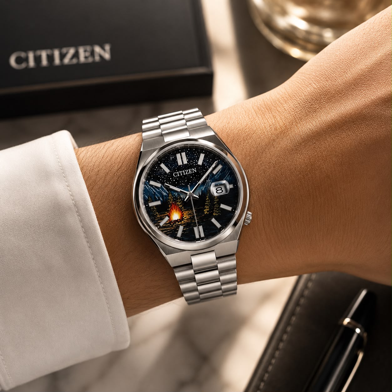 Citizen Tsuyosa Campfire Art Dial