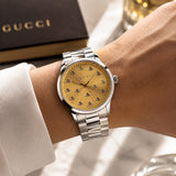 Gucci G-Timeless Gold Dial
