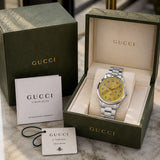 Gucci G-Timeless Gold Dial