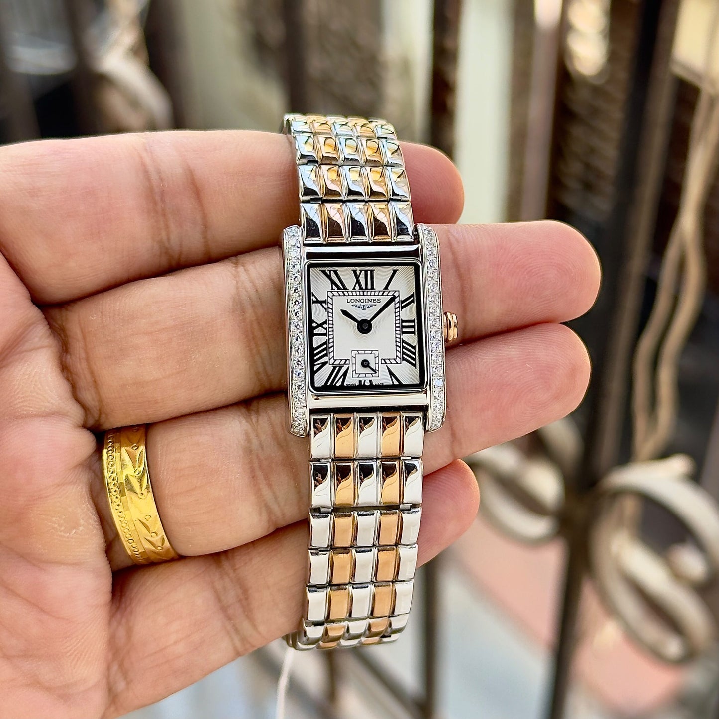 Longines Mini DolceVita Silver Textured