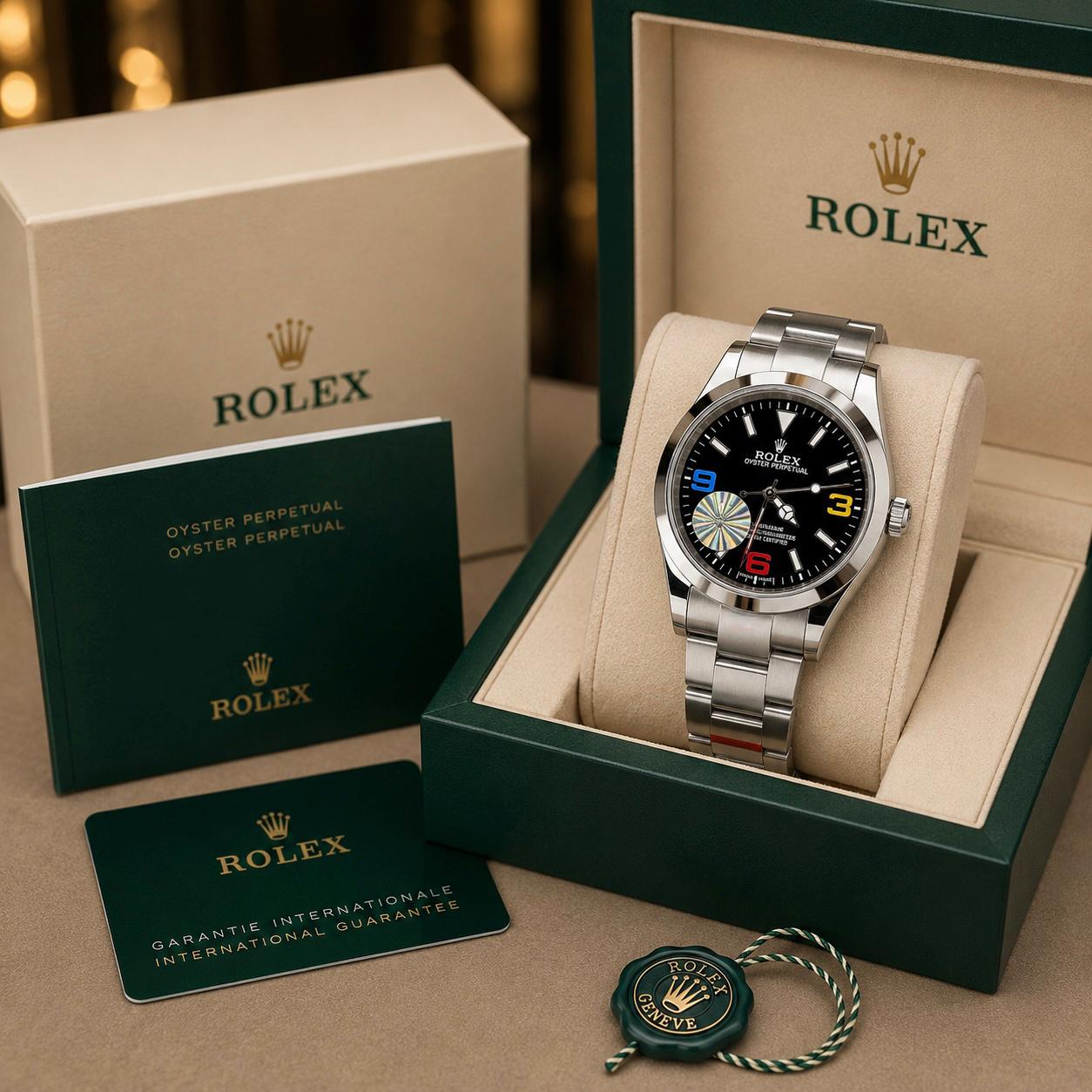 Rolex Explorer Black Dial Automatic