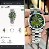 Citizen Tsuyosa Green Camouflage Dial