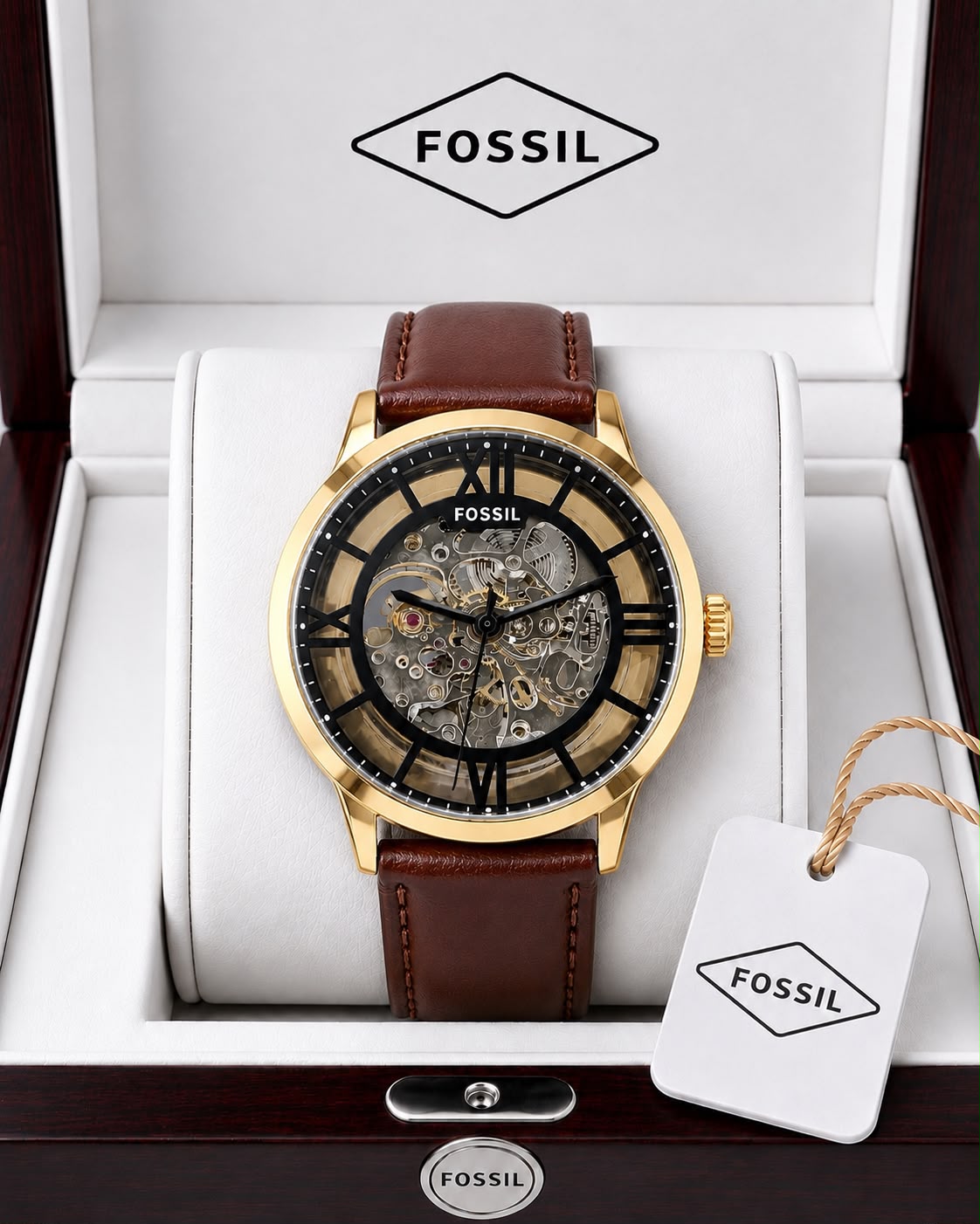 Fossil Townsman Brown Automatic