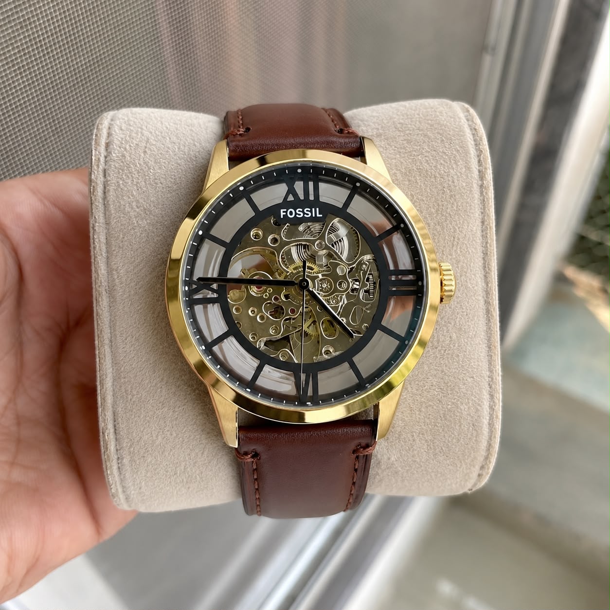 Fossil Townsman Brown Automatic