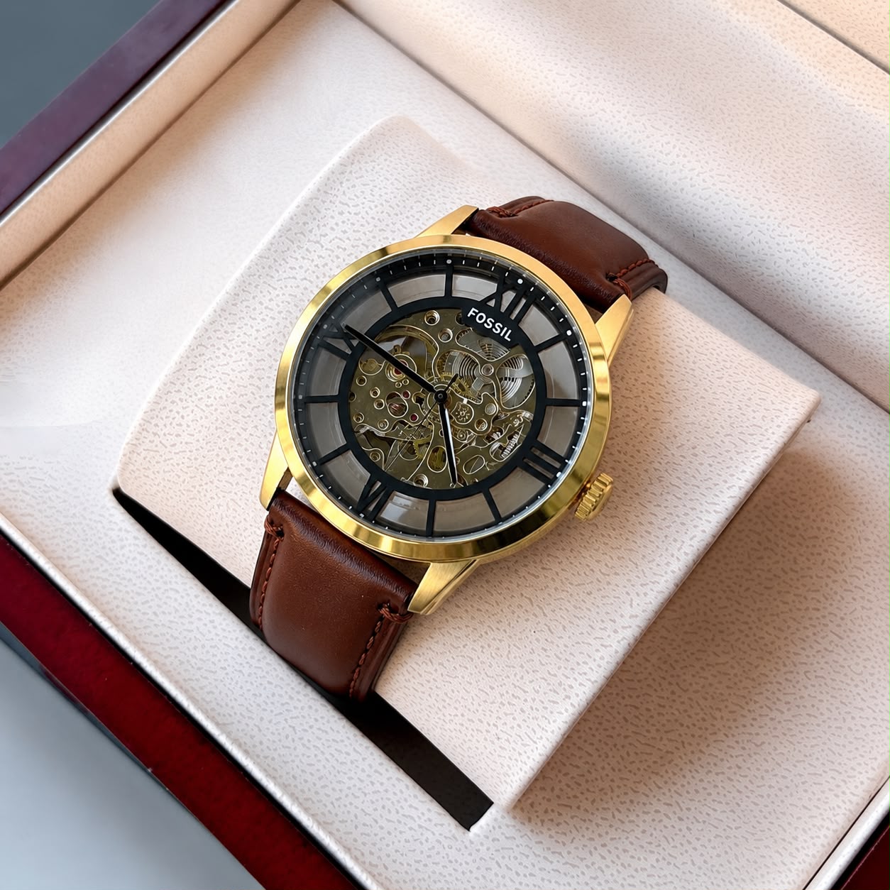 Fossil Townsman Brown Automatic
