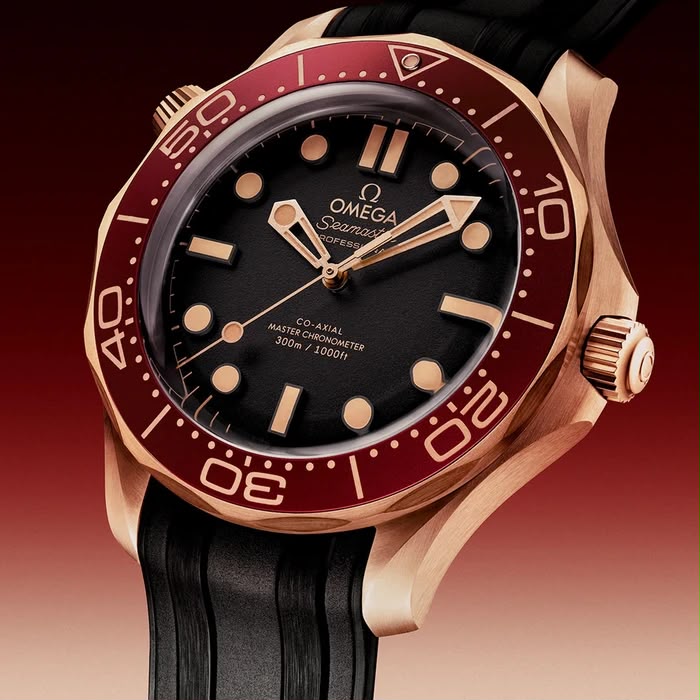Omega Seamaster Black Red Automatic