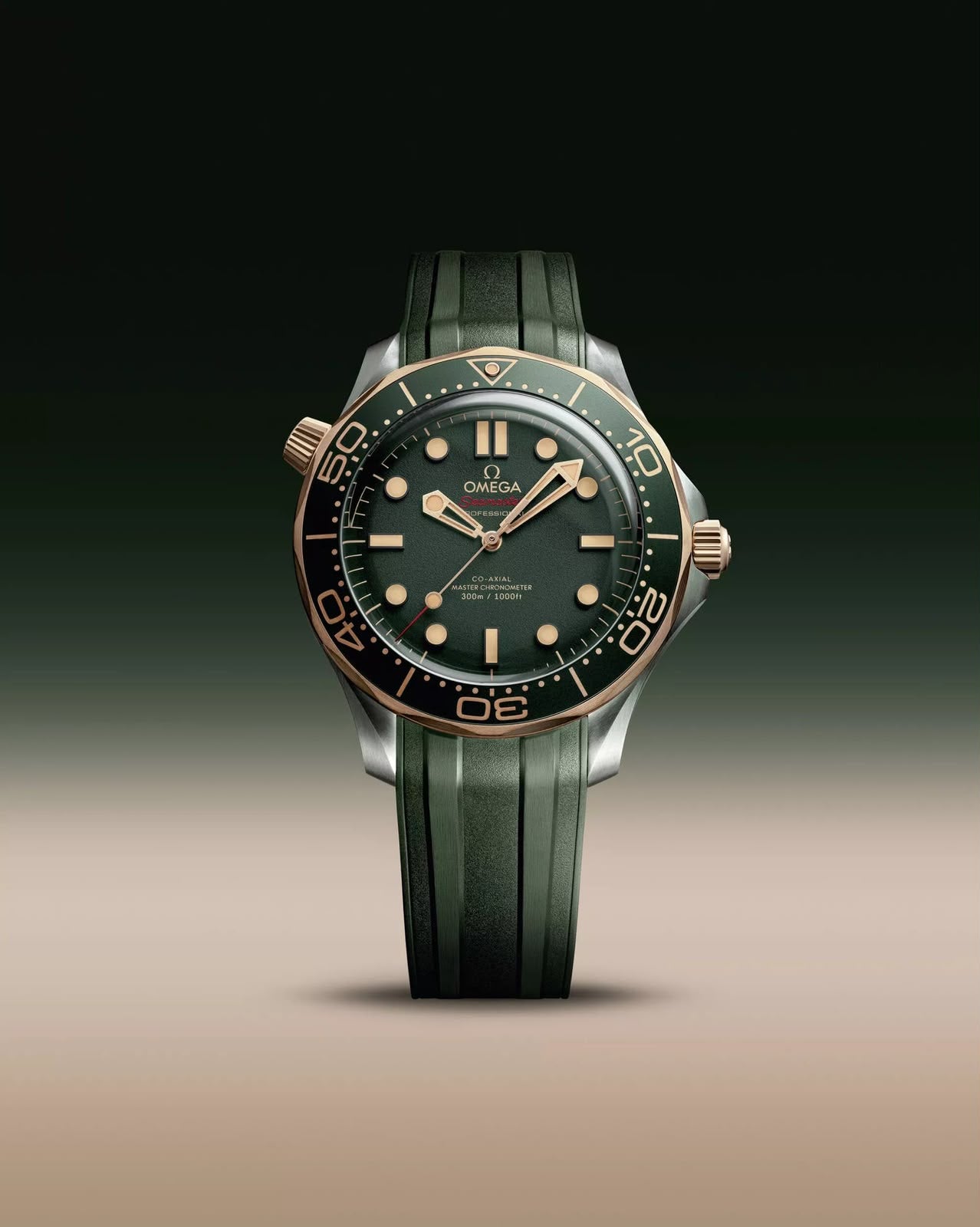 Omega Seamaster Diver 300M Green Tone