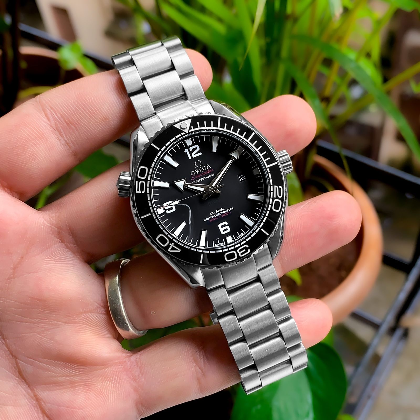 Omega Seamaster Silver Tone Automatic