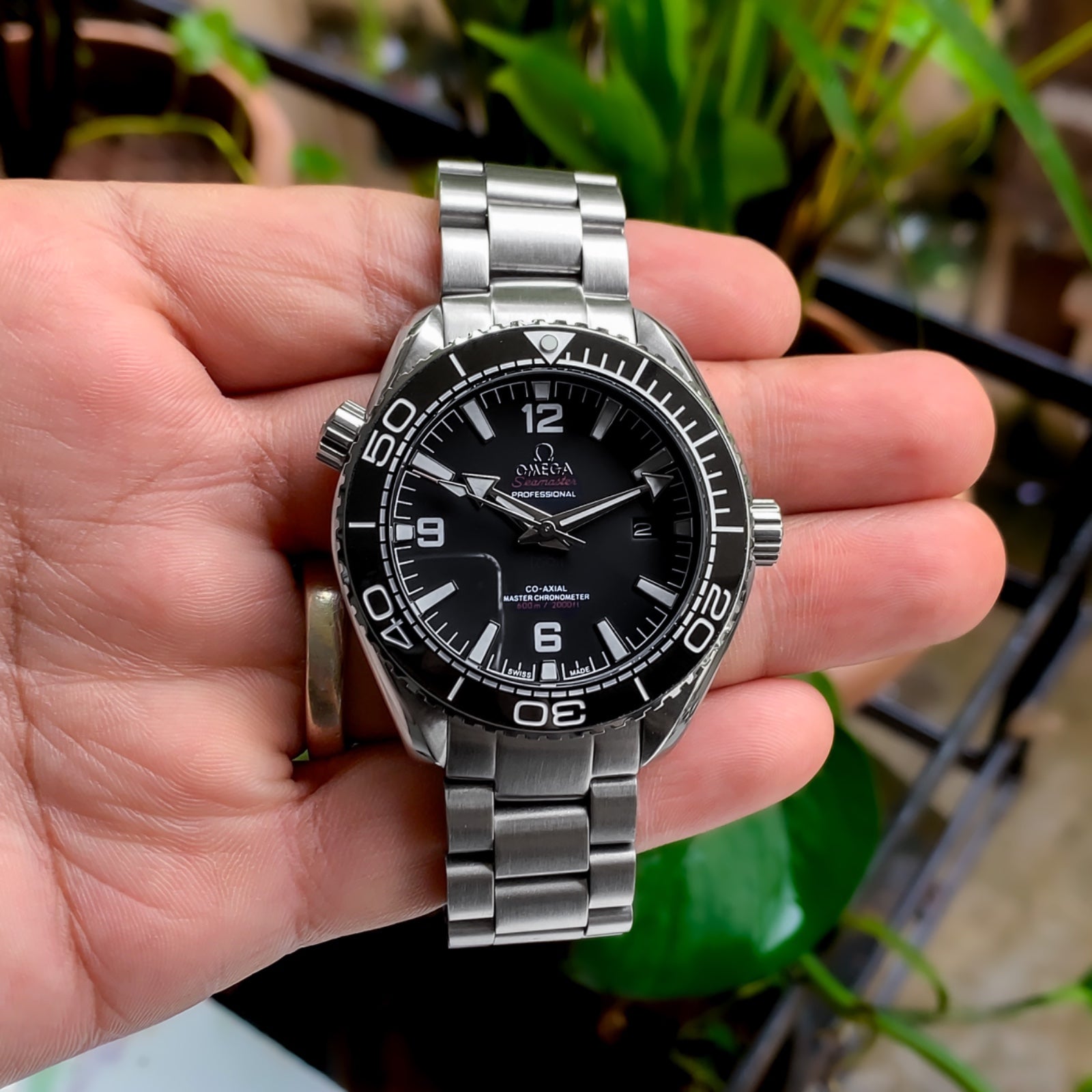 Omega Seamaster Silver Tone Automatic