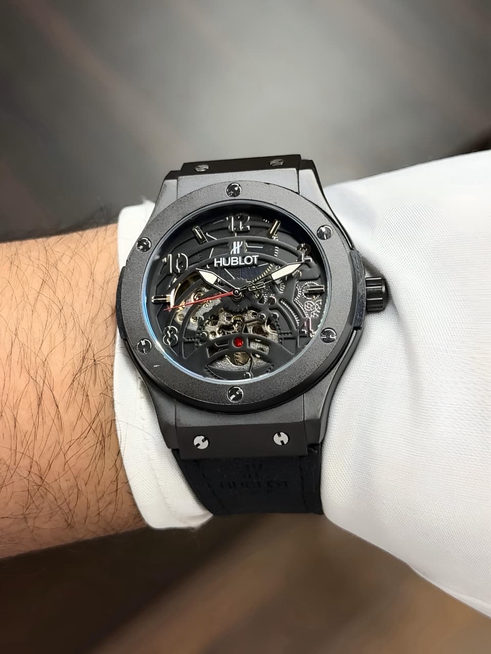 Hublot Open Heart Automatic Black