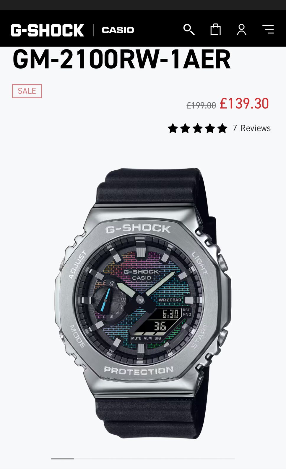G Shock GM-2110D-2ADR Analog-Digital