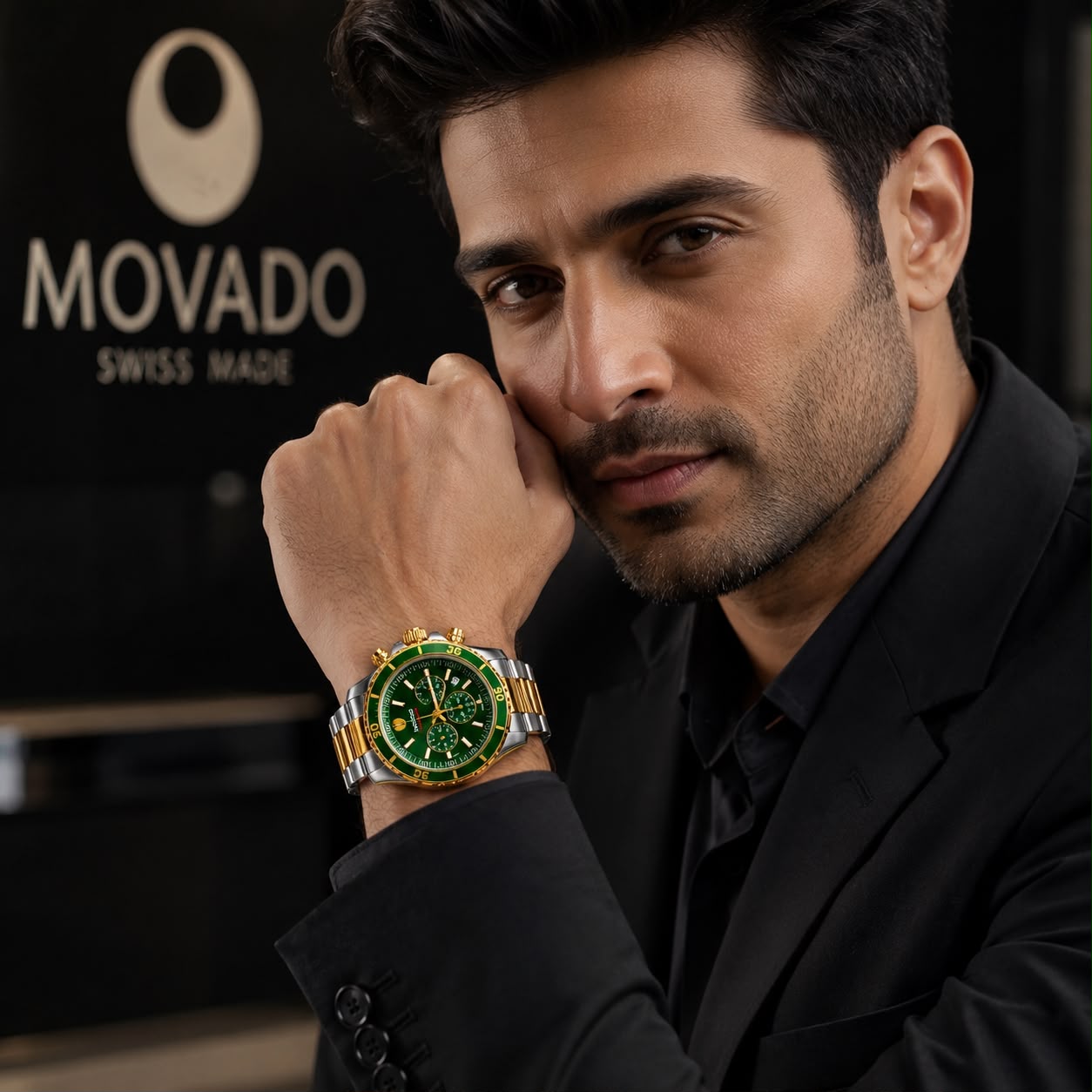 Movado Series 800 Chronograph Green