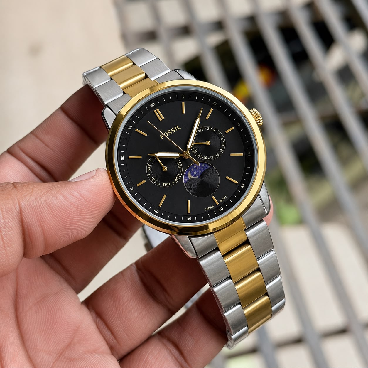 Fossil Sun &amp; Moon Phase Chronograph