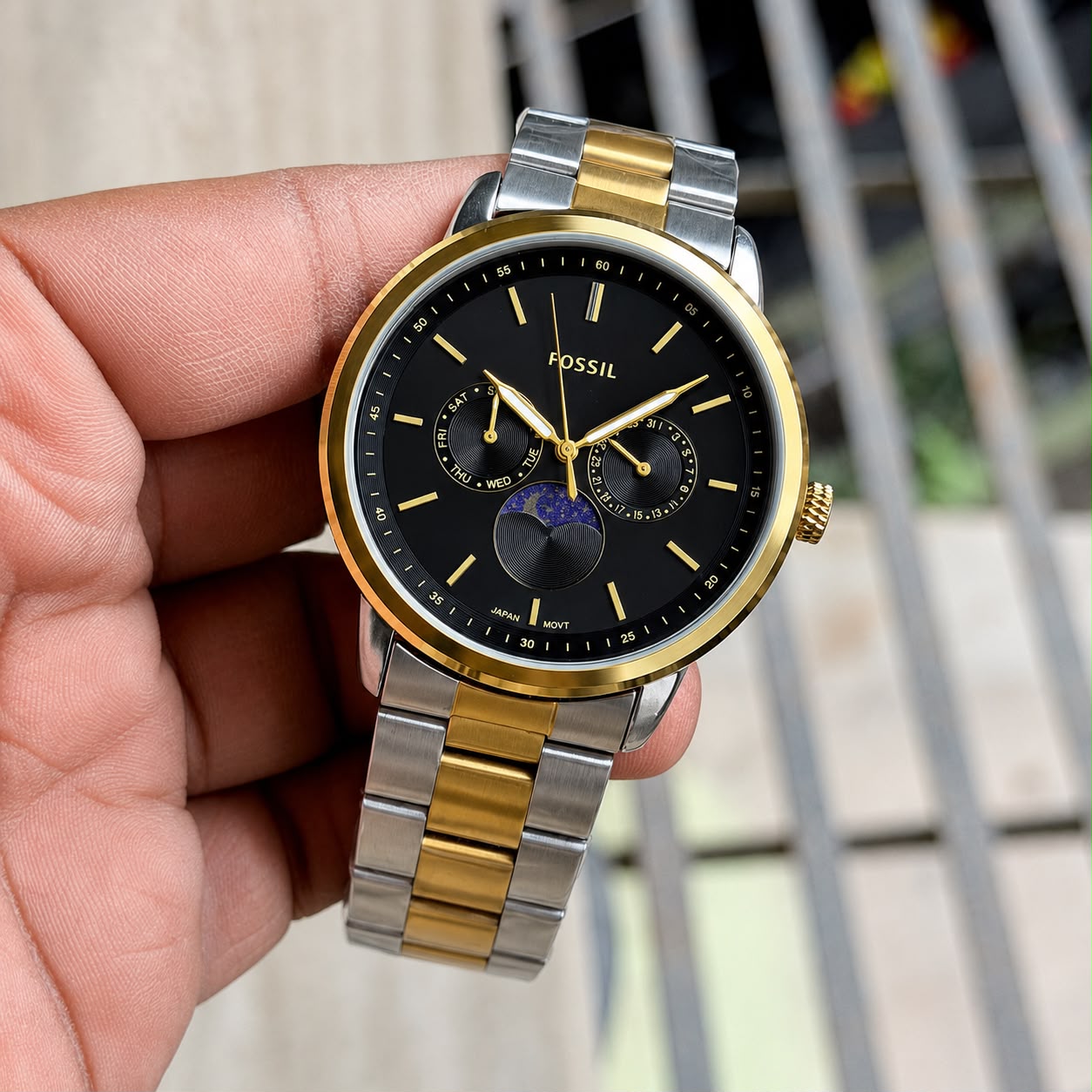 Fossil Sun &amp; Moon Phase Chronograph