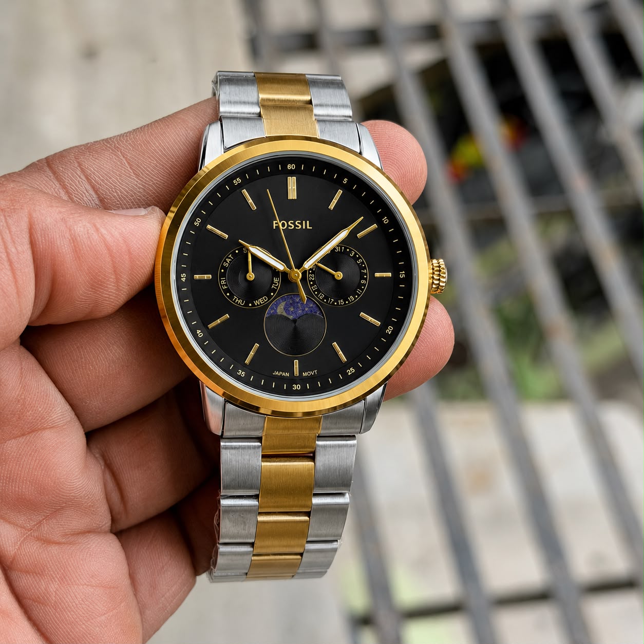 Fossil Sun &amp; Moon Phase Chronograph